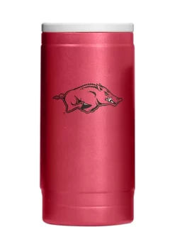 Logo NCAA Arkansas Razorbacks Flipside Powder Coat Slim Can Coolie