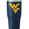 Logo NCAA West Virginia Mountaineers 30 Ounce Flipside Powder Coat Tumbler