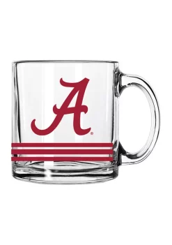 Logo NCAA Alabama Crimson Tide Alabama 13 Ounce Glass Mug
