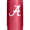Logo NCAA Alabama Crimson Tide Flipside Powder Coat Slim Can Coolie