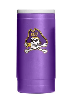 Logo NCAA East Carolina 12 Ounce Flipside Powder Coat Slim Can Coolie