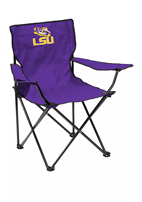 Logo NCAA LSU Tigers 20.5 Inch x 32 Inch x 32 Inch Quad Chair 3 Logo NCAA LSU Tigers 20.5 Inch x 32 Inch x 32 Inch Quad Chair