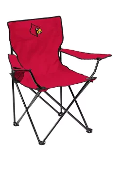 Logo NCAA Louisville Cardinals 20.5 Inch x 32 Inch x 32 Inch Quad Chair