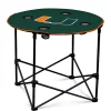 Logo NCAA Miami Hurricanes 30 Inch x 30 Inch x 24 Inch Round Table