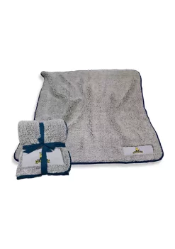 Logo HBCU Johnson C Smith The Golden Bull Frosty Fleece Blanket