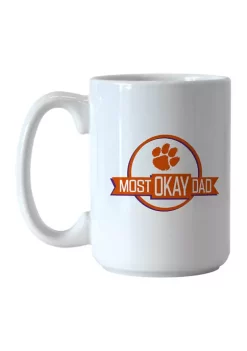 Logo NCAA Clemson Tigers 15 Ounce Most Okay Dad Sublimated Mug -Cheap Outdoor Store Belk 313