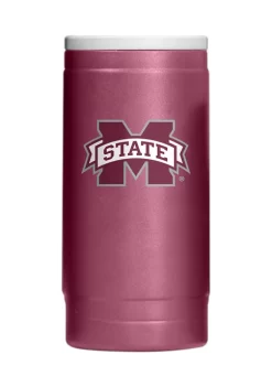 Logo NCAA Mississippi State Bulldogs Flipside Powder Coat Slim Can Coolie