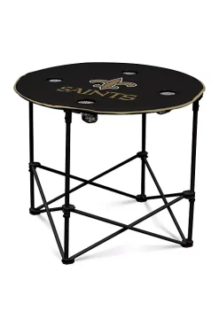 Logo NFL New Orleans Saints Round Table -Cheap Outdoor Store Belk 341