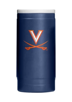 Logo NCAA Virginia Cavaliers 12 Ounce Flipside Powder Coat Slim Can Coolie
