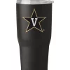Logo NCAA Vanderbilt Commodores Vanderbilt 30 Ounce Flipside Powder Coat Tumbler -Cheap Outdoor Store Belk 386