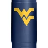Logo NCAA West Virginia Mountaineers Flipside Powder Coat Slim Can Coolie