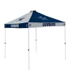 Logo Dallas Cowboys 108 in x 108 in x 108 in Checkerboard Tent -Cheap Outdoor Store Belk 426