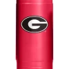 Logo NCAA Georgia Bulldogs Flipside Powder Coat Slim Can Coolie