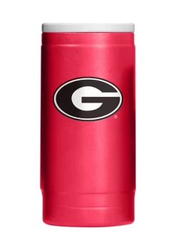 Logo NCAA Georgia Bulldogs Flipside Powder Coat Slim Can Coolie