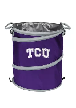 Logo NCAA TCU Horned Frogs Collapsible 3-in-1 Cooler Hamper