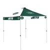Logo NFL New York Jets 108 in x 108 in x 108 in Checkerboard Tent -Cheap Outdoor Store Belk 504