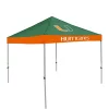 Logo NCAA Miami Hurricanes 9 ft x 9 ft Economy Tent -Cheap Outdoor Store Belk 546