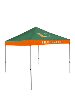Logo NCAA Miami Hurricanes 9 ft x 9 ft Economy Tent -Cheap Outdoor Store Belk 547