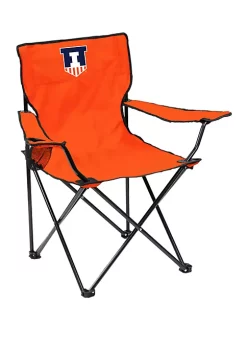 Logo NCAA Illinois Fighting Illini 20.5 Inch x 32 Inch x 32 Inch Quad Chair