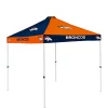 Logo NFL Denver Broncos 108 in x 108 in x 108 in Checkerboard Tent -Cheap Outdoor Store Belk 596