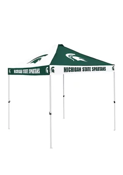 Logo NCAA Michigan State Spartans Checkerboard Tent