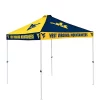Logo NCAA West Virginia Mountaineers 9 ft x 9 ft Checkerboard Tent -Cheap Outdoor Store Belk 608