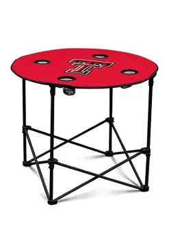 Logo NCAA Texas Tech Red Raiders Round Table -Cheap Outdoor Store Belk 673