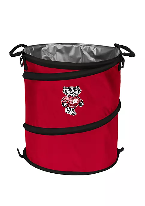 Logo NCAA Wisconsin Badgers Collapsible 3-in-1 Cooler Hamper 4 Logo NCAA Wisconsin Badgers Collapsible 3-in-1 Cooler Hamper - Image 2